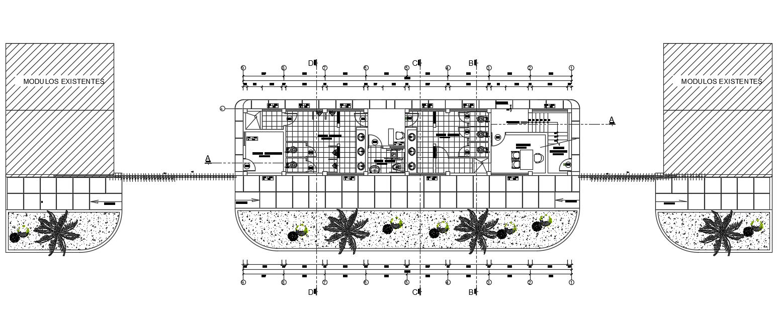 Public toilet cad drawing is given in this cad file. Download this cad file now.