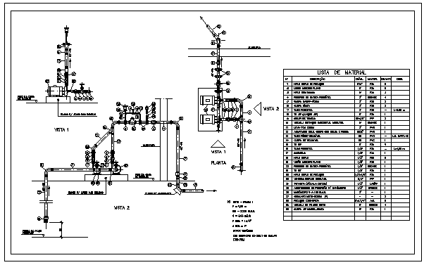 Pump detail design drawing