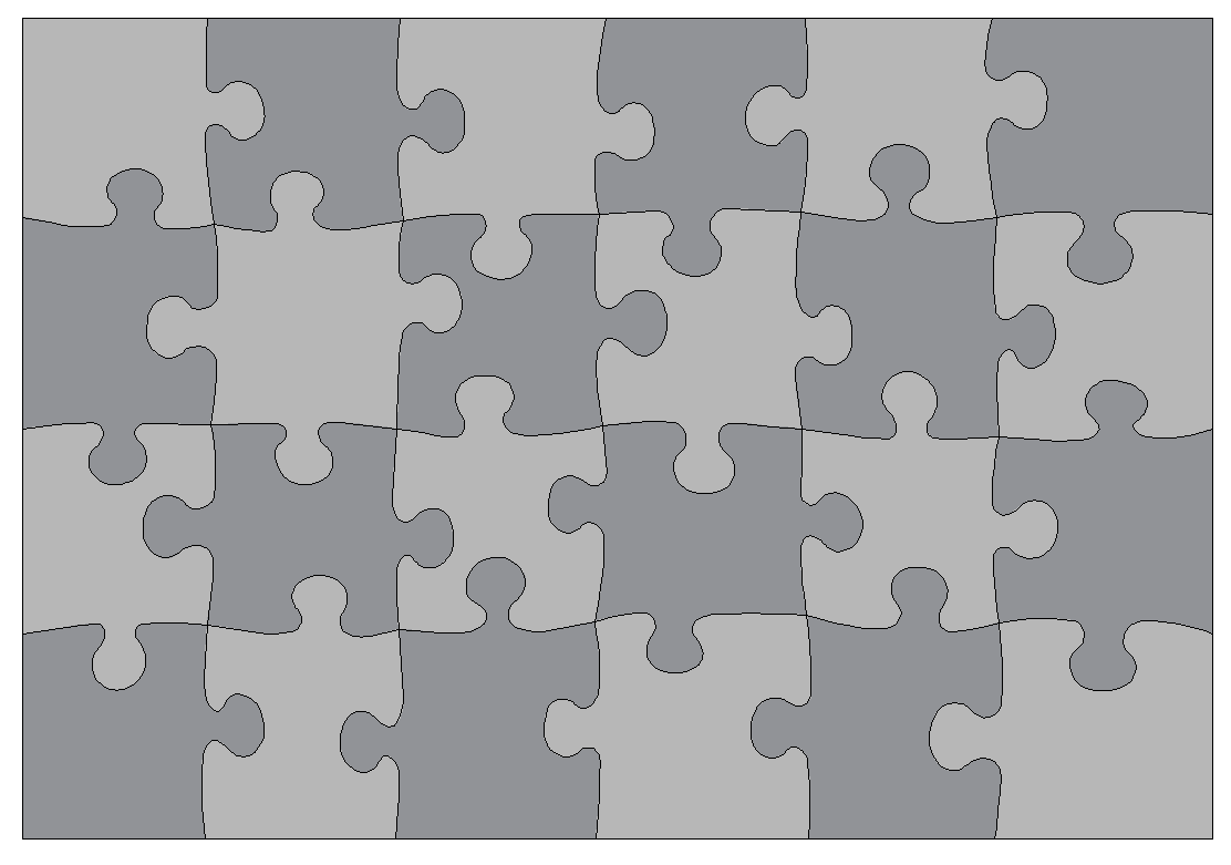 Puzzle game detail 3d model autocad file