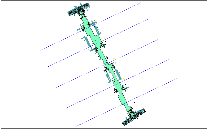 R 009 to 014 road design with traffic safety signal view dwg file