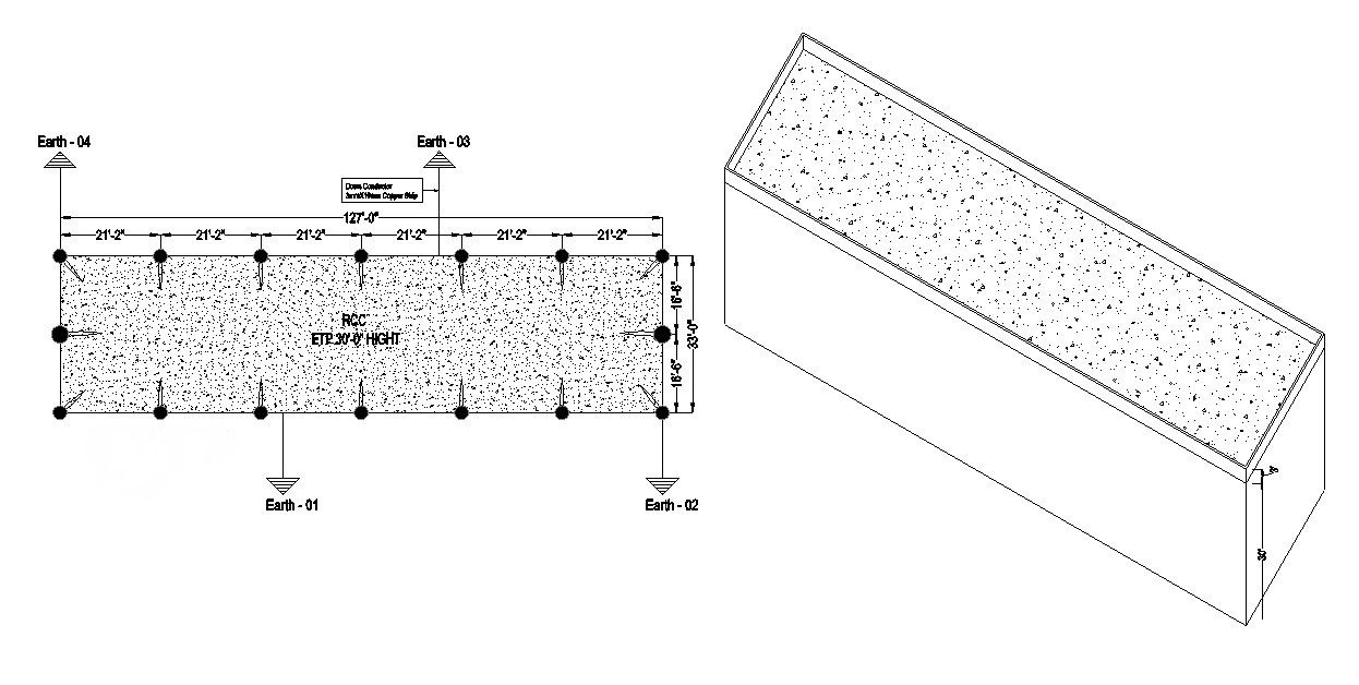 RCC Concrete Section Plan