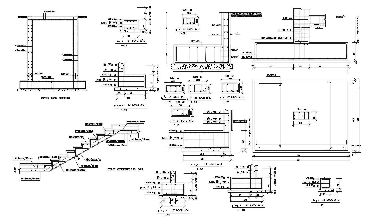 RCC Frame Structure AutoCAD Design Free DWG File