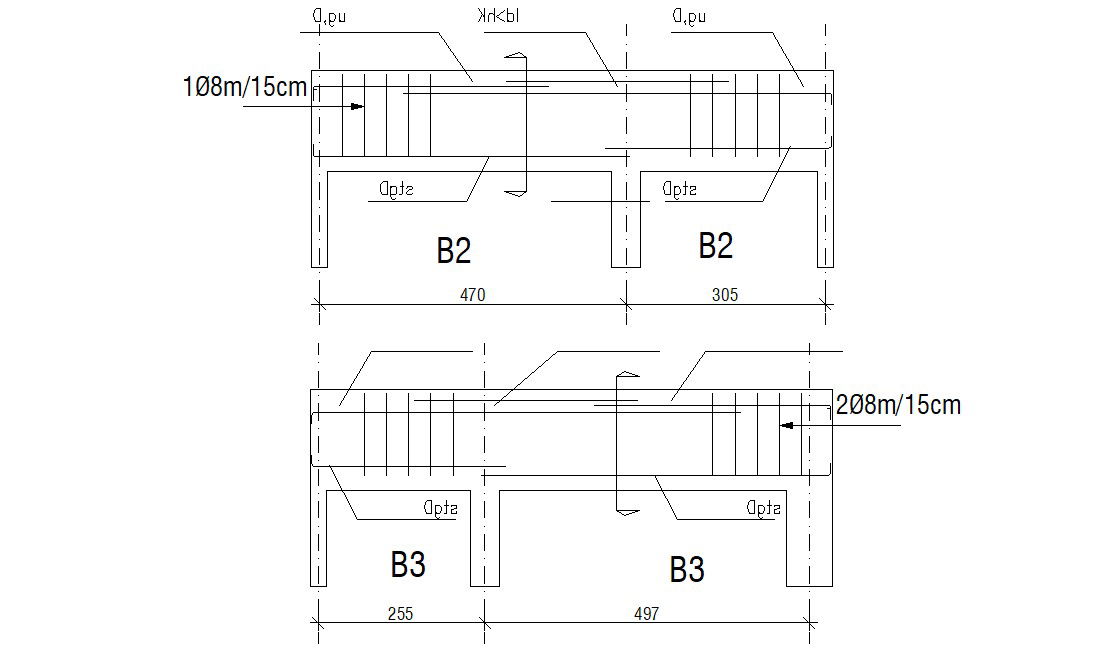 RCC Slab Curtailment Bars Structure Design