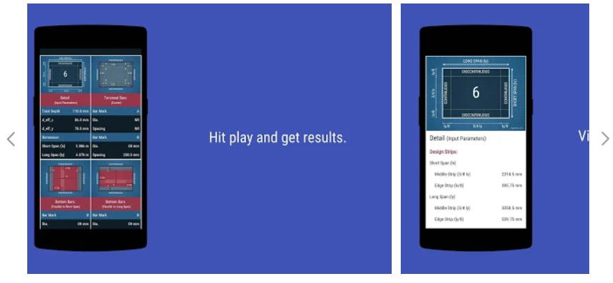 RCC Slab Design is a free app for designing one-way and two-way reinforced concrete slab. Download the Apk file for free now.