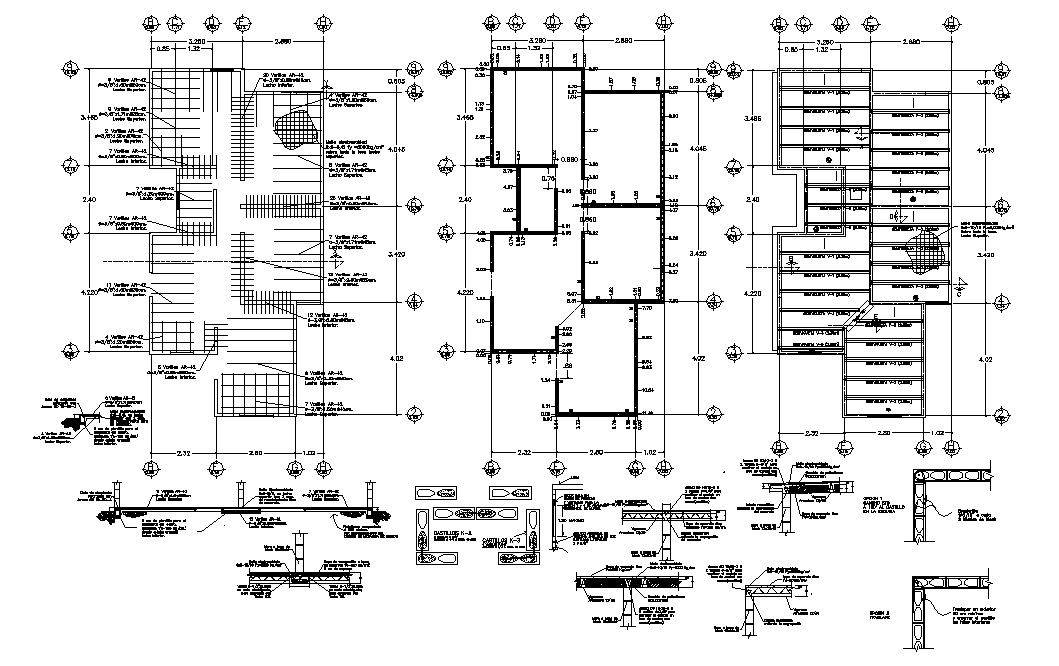 RCC Slab and Structure Design CAD File
