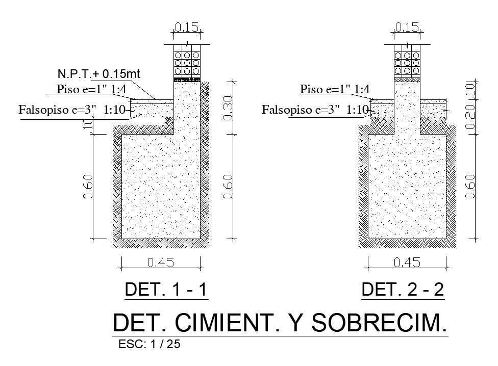 RCC Foundation CAD Drawing Download Free DWG File