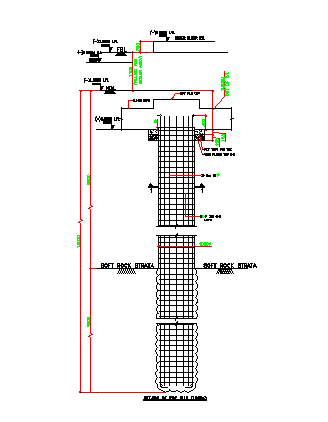 RCC pile Reinforcement details are given in this AutoCAD DWG file.Download the free 2D AutoCAD DWG file now.