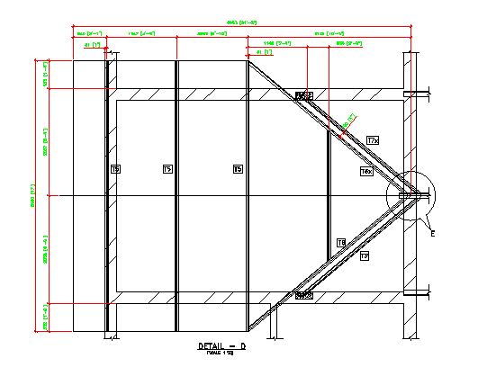Rafter and purlin section details are given in this AutoCAD DWG Drawing File.Download the 2D CAD DWG file now.