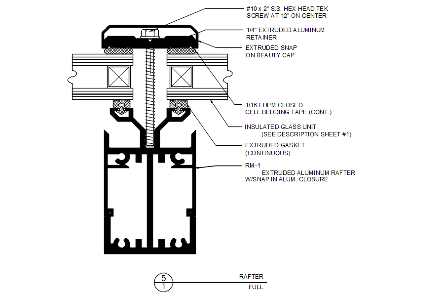 Rafter full in detail AutoCAD drawing, dwg file, CAD file