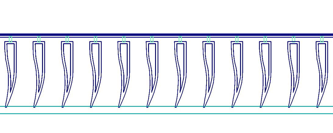 Railing Wall For Staircase Support CAD Blocks DWG File