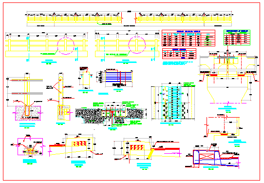 Rails details design drawing