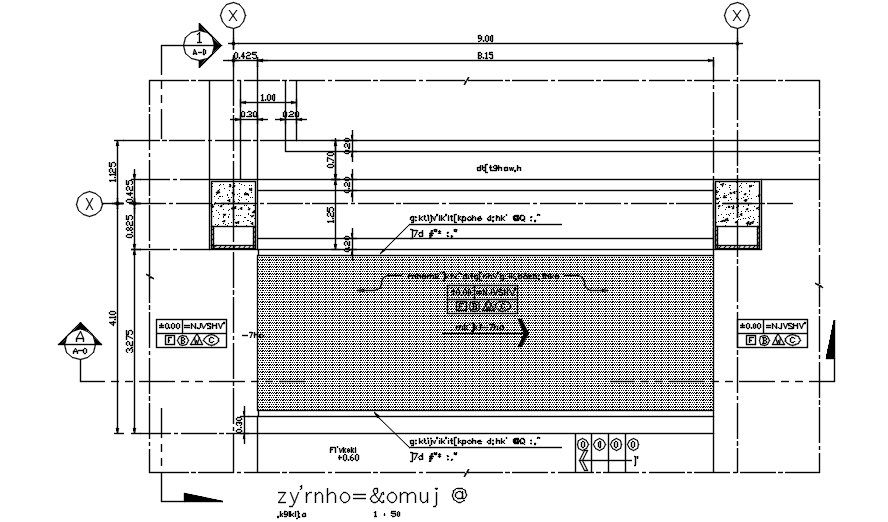 Ramp Top view section details are given in this AutoCAD 2D DWG file. Download the AutoCAD 2D DWG file.