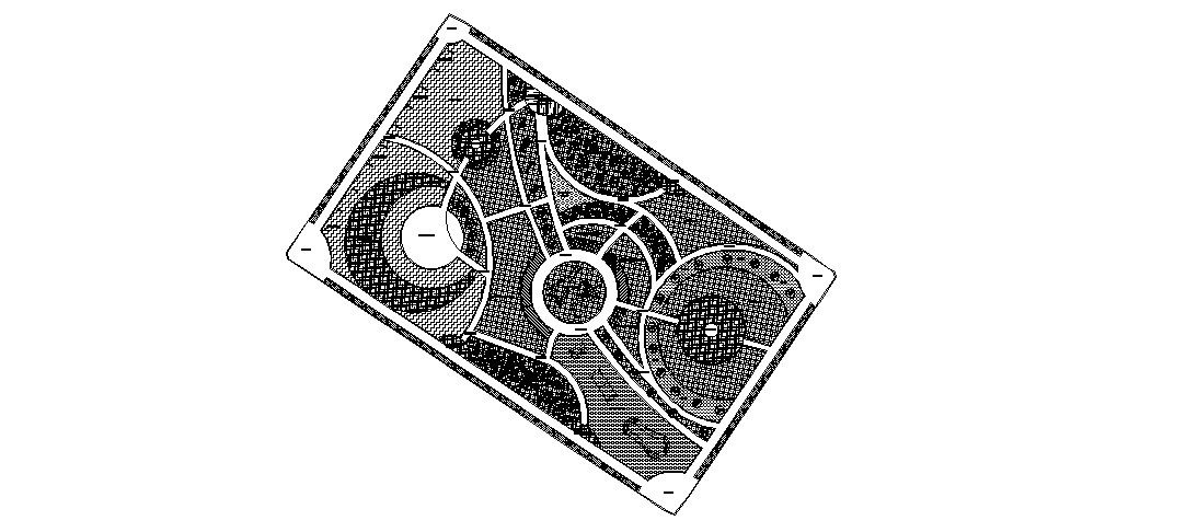Recreation natures park landscaping structure cad drawing details dwg file