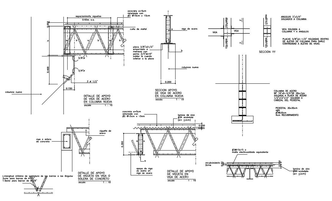 Rectangular Beam with Drawing AutoCAD File