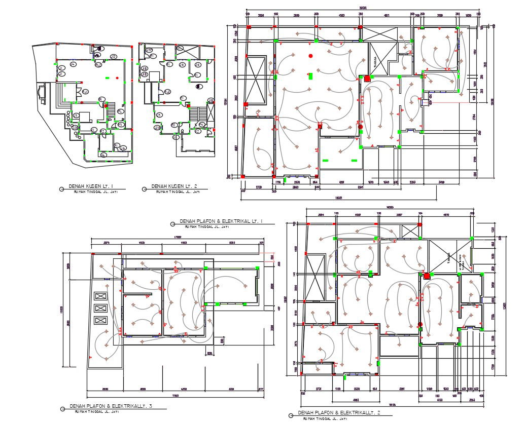 Reflected Ceiling Floor Layout Plan AutoCAD File