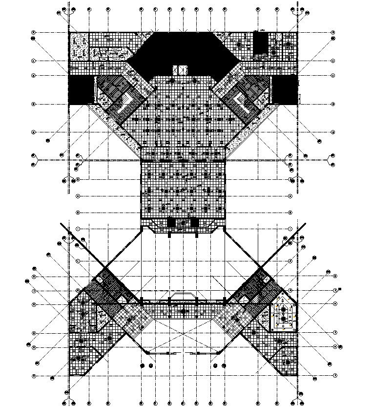 Reflected Ceiling Plan for Ground Floor AutoCAD Drawing In DWG File