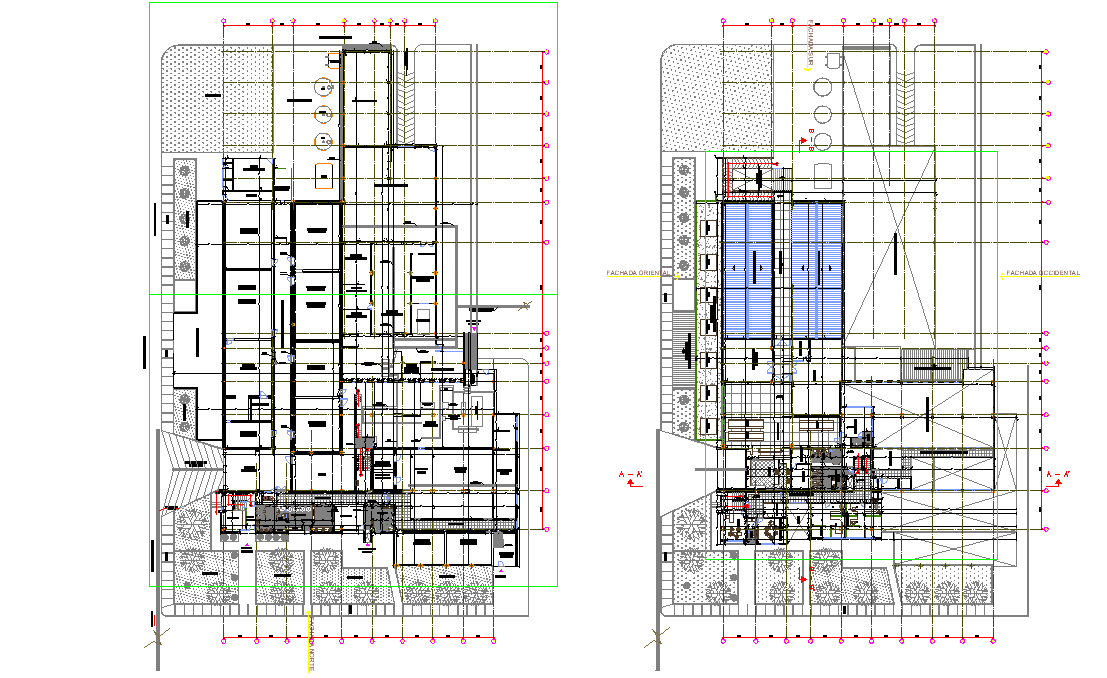 Refrigerator plane detail dwg file