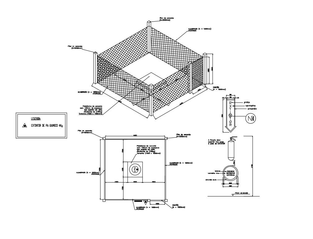 Reinforced Block Wall CAD File