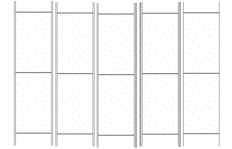Reinforcement Bars CAD Drawing 
