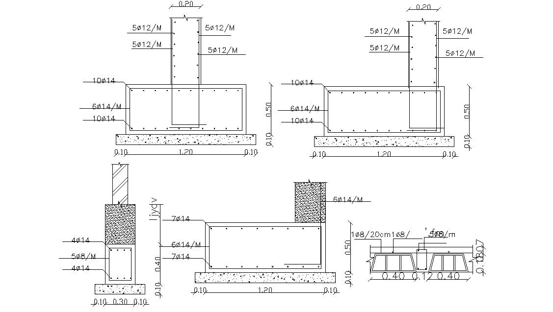 Reinforcement Foundation Column Structure Design