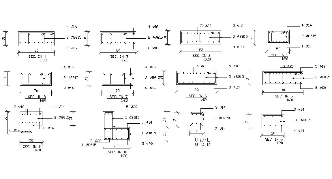 Reinforcement Details Download AutoCAD File