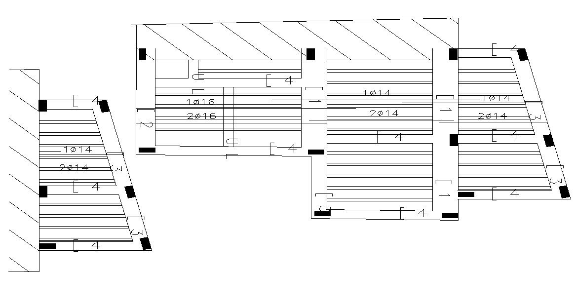 Reinforcement Slab And Column Bar DWG File 