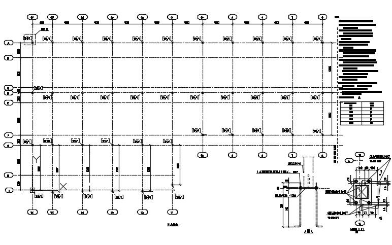 Reinforcement Slab Around Opening Plan Drawing DWG File