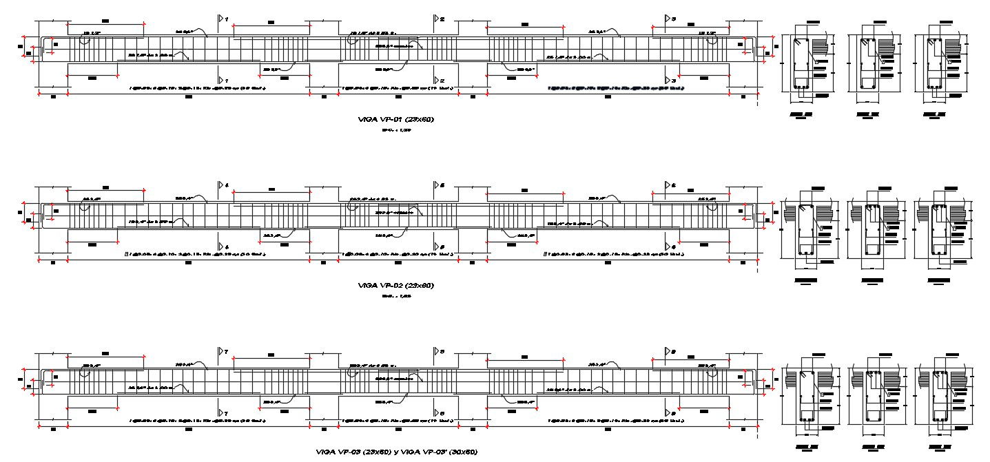 Reinforcement detail cad drawing is given in this cad file. Download this 2d Auto cad file now.