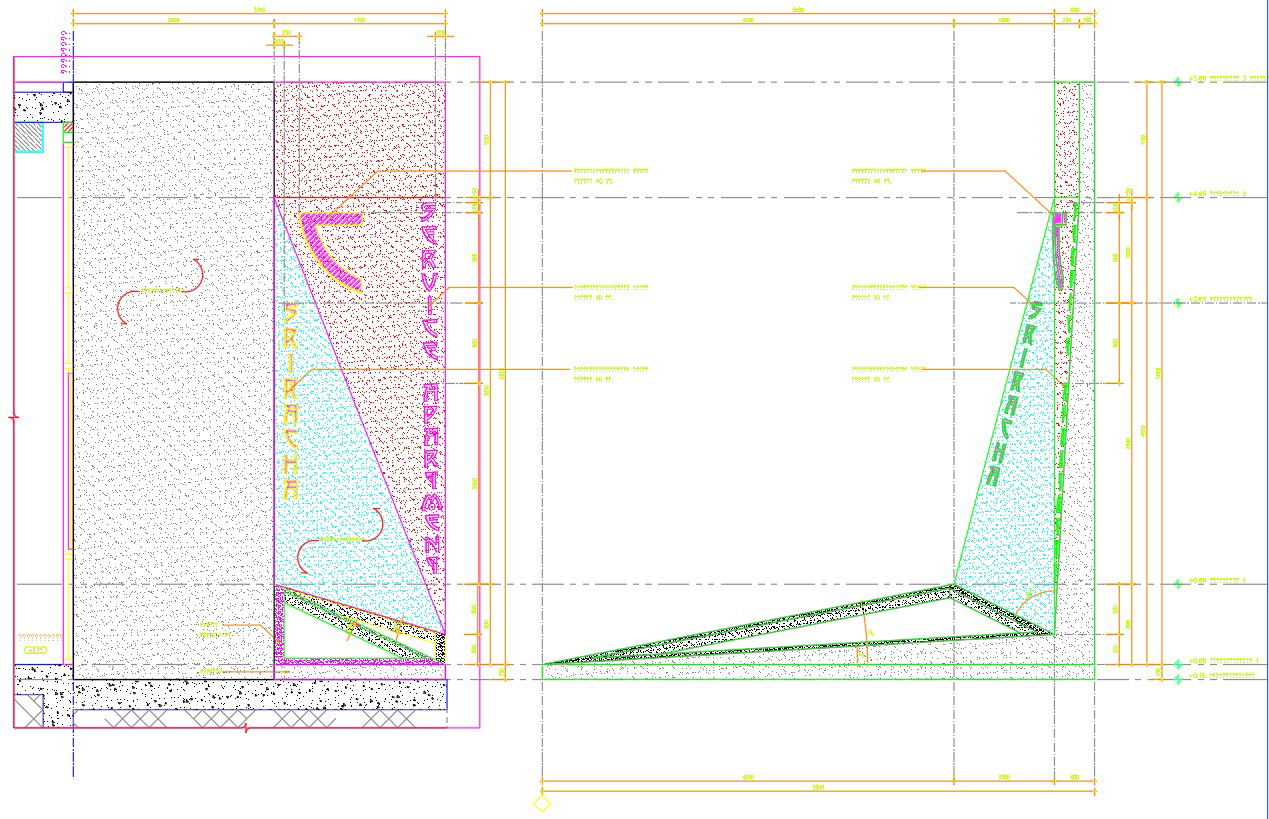 Reinforcement structural details in AutoCAD, dwg file.