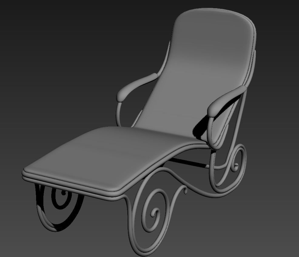 Relaxing Chair 3ds max File Free Download