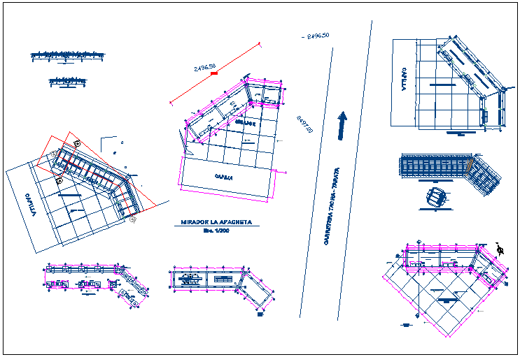 Religion church architecture project details dwg file
