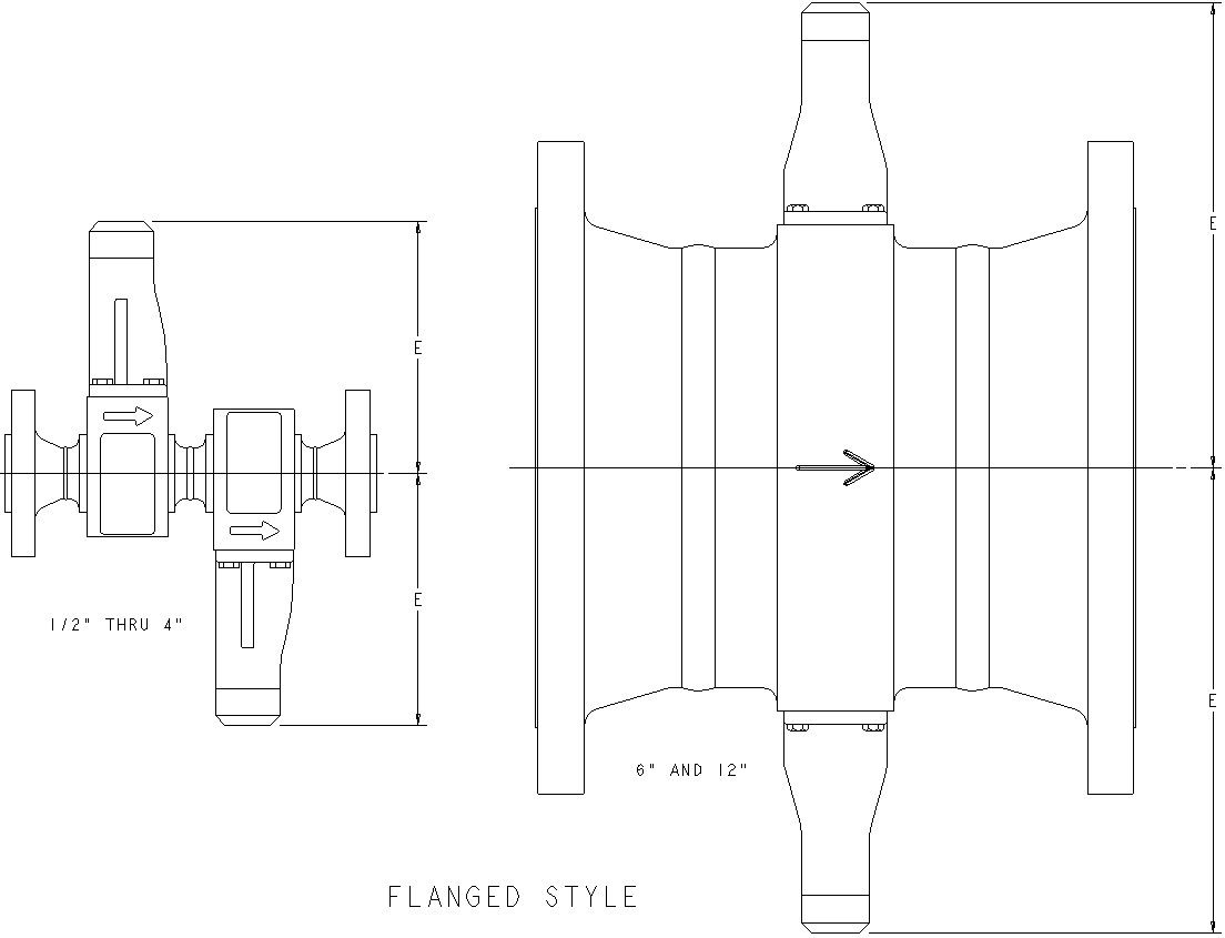 Remote Mount flanged style.