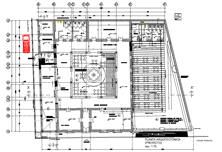 Renovation of commercial premises plan layout file