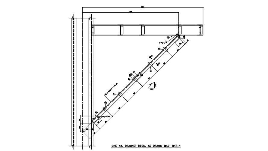 Required Bracket typical section drawing details are provided in this AutoCAD DWG file. Download the AutoCAD 2D DWG file. 