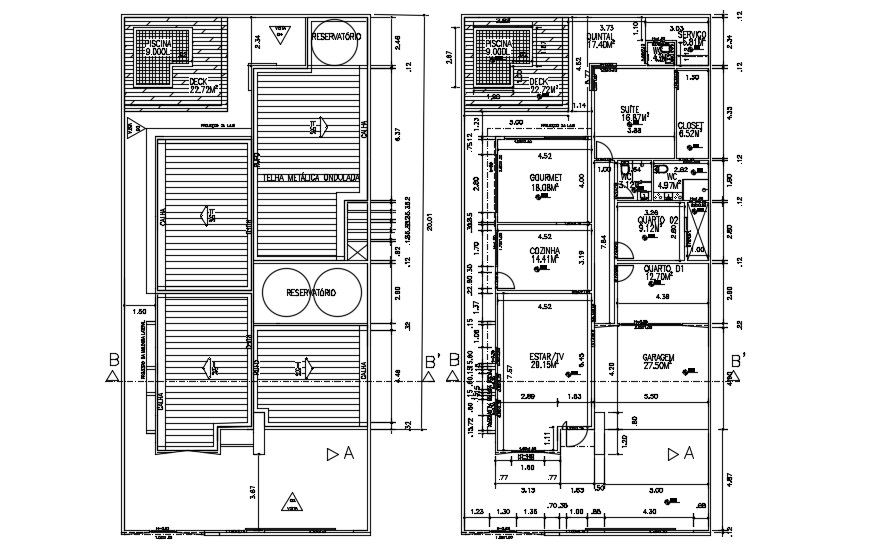 Residence Single Storey Bungalow Design Layout Architecture Plan