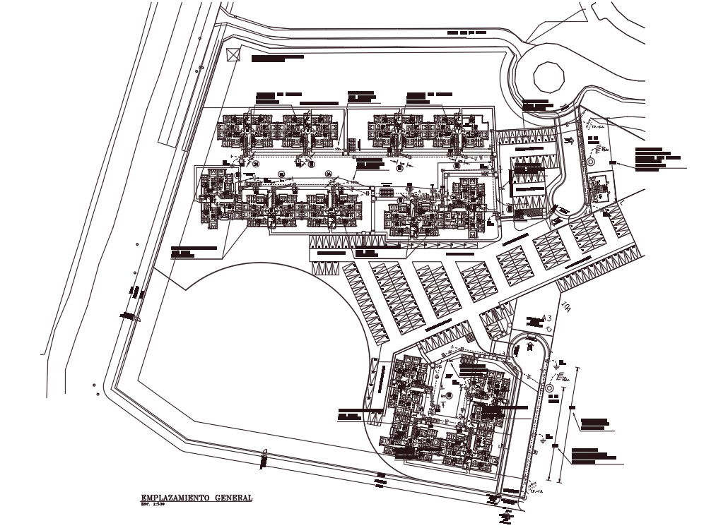 Residence Apartment Master Plan AutoCAD File
