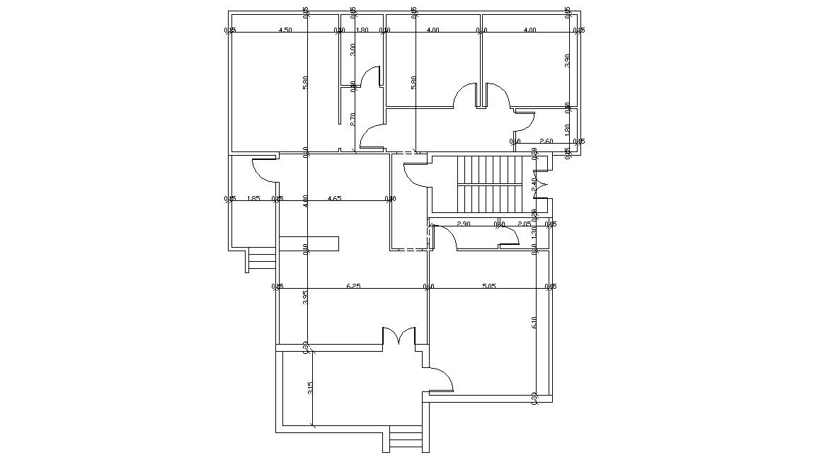 Residence House Design Layout Architecture Plan