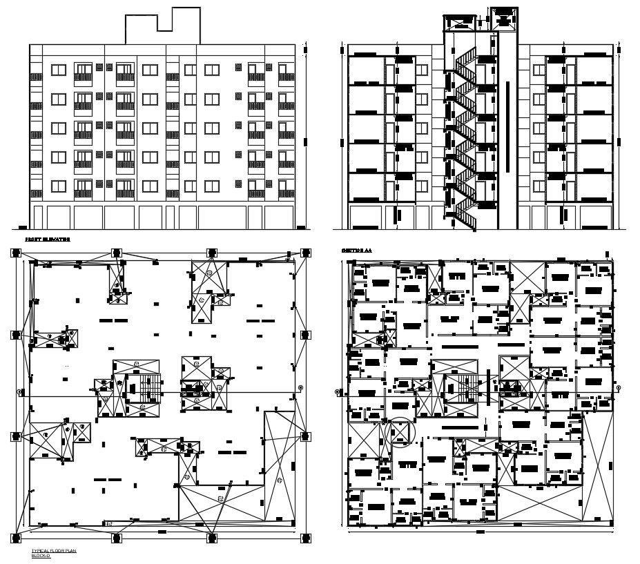 Residential Apartment CAD File