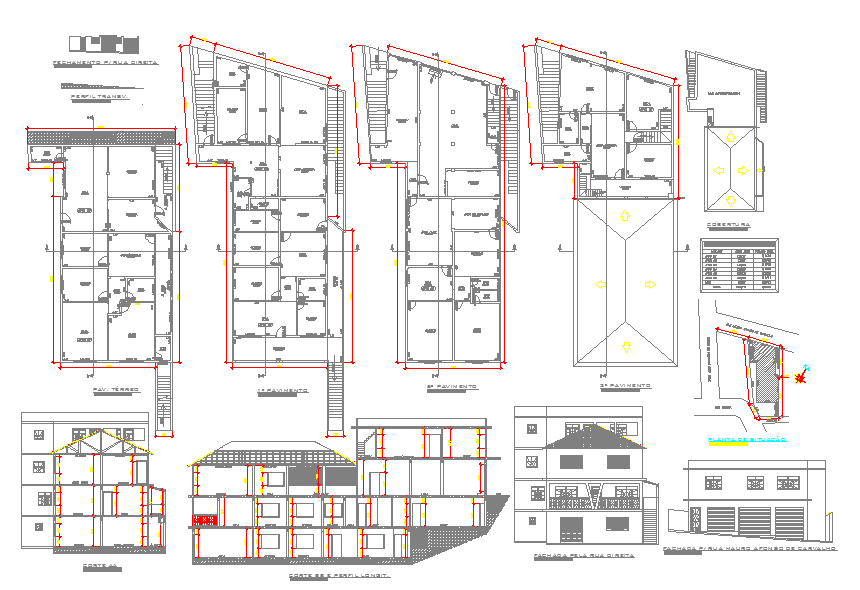Residential Apartment Design in cad file