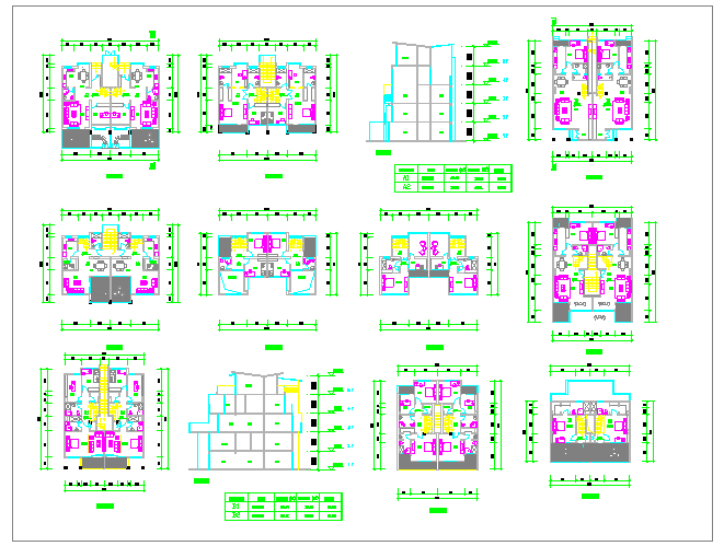 Residential Apartment Lay-out Plan Detail