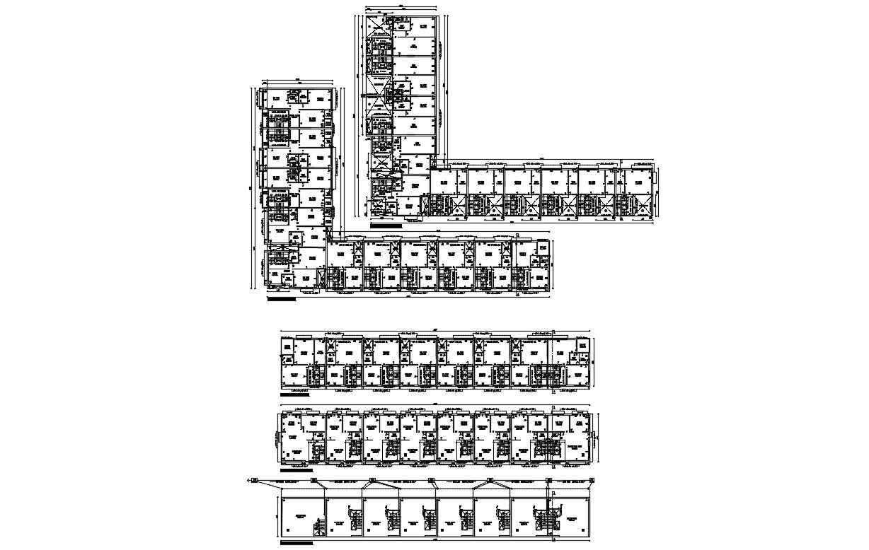 Residential Architectural Working Plan Download CAD Drawing
