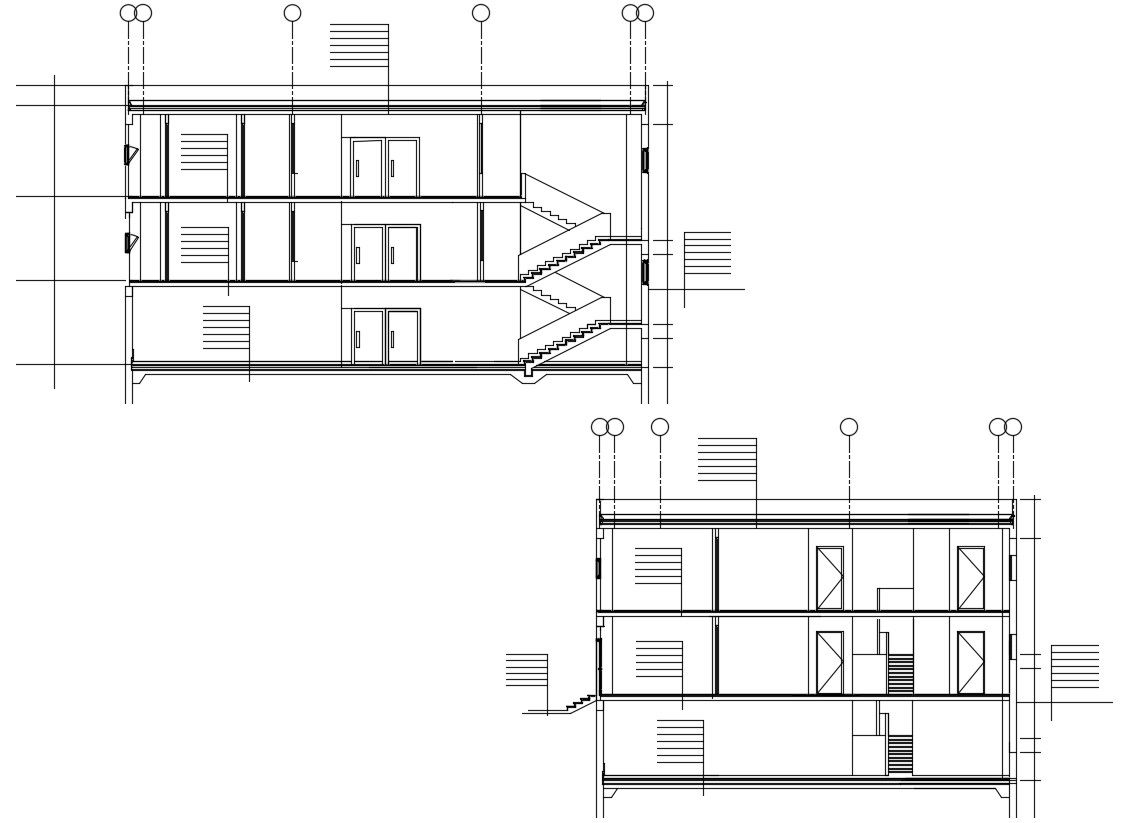 Residential Building Section CAD File.