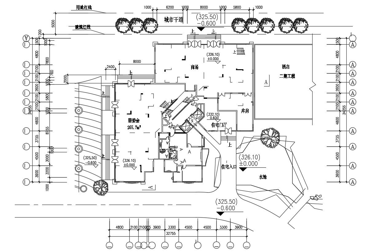 Residential Bungalow Construction Architecture Plan