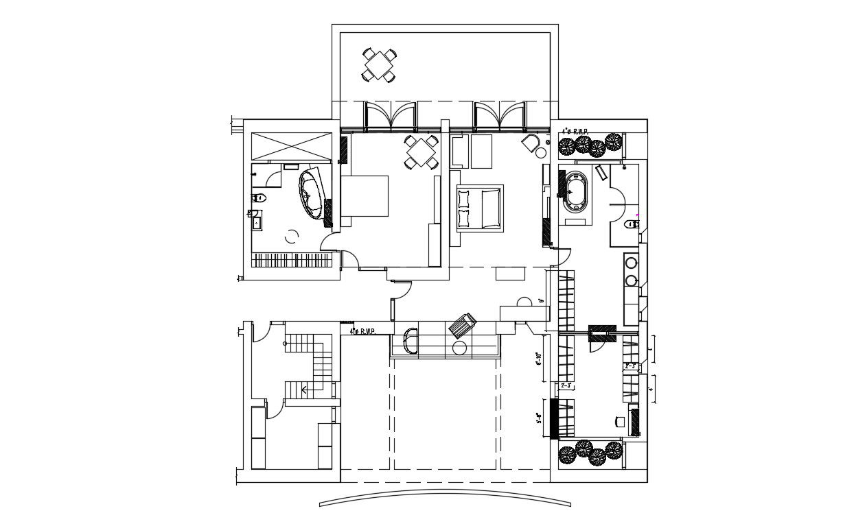Residential Home Plans AutoCAD File