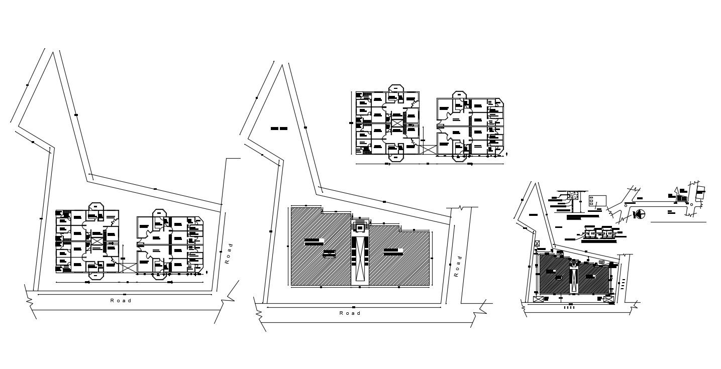 Residential House Architecture CAD Drawing