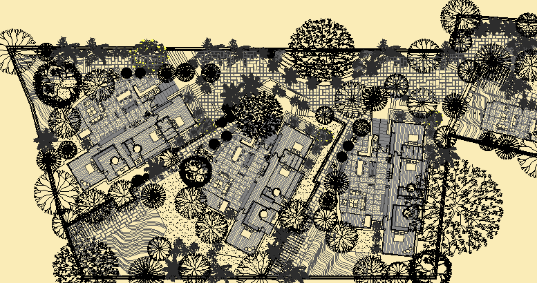 Residential House Floor Plan Architecture Layout dwg file