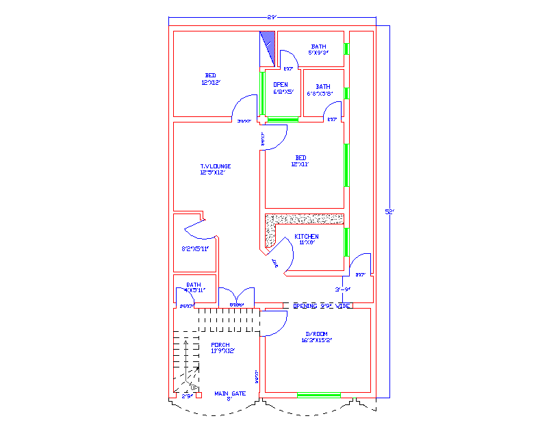 Residential House Lay-out design