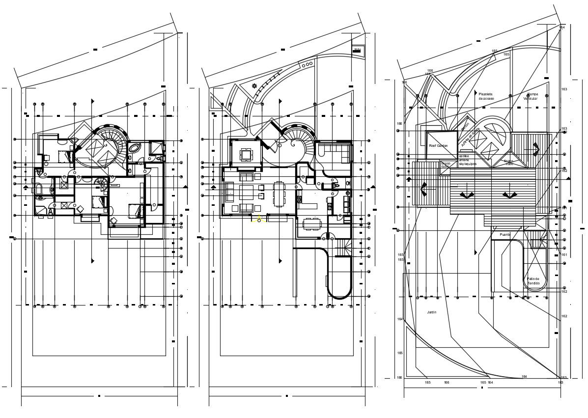 Residential House Plan AutoCAD File