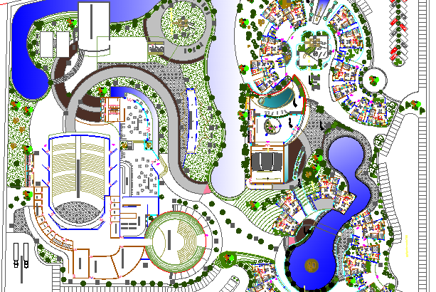 Residential Housing Proposal Site Plan Design dwg file