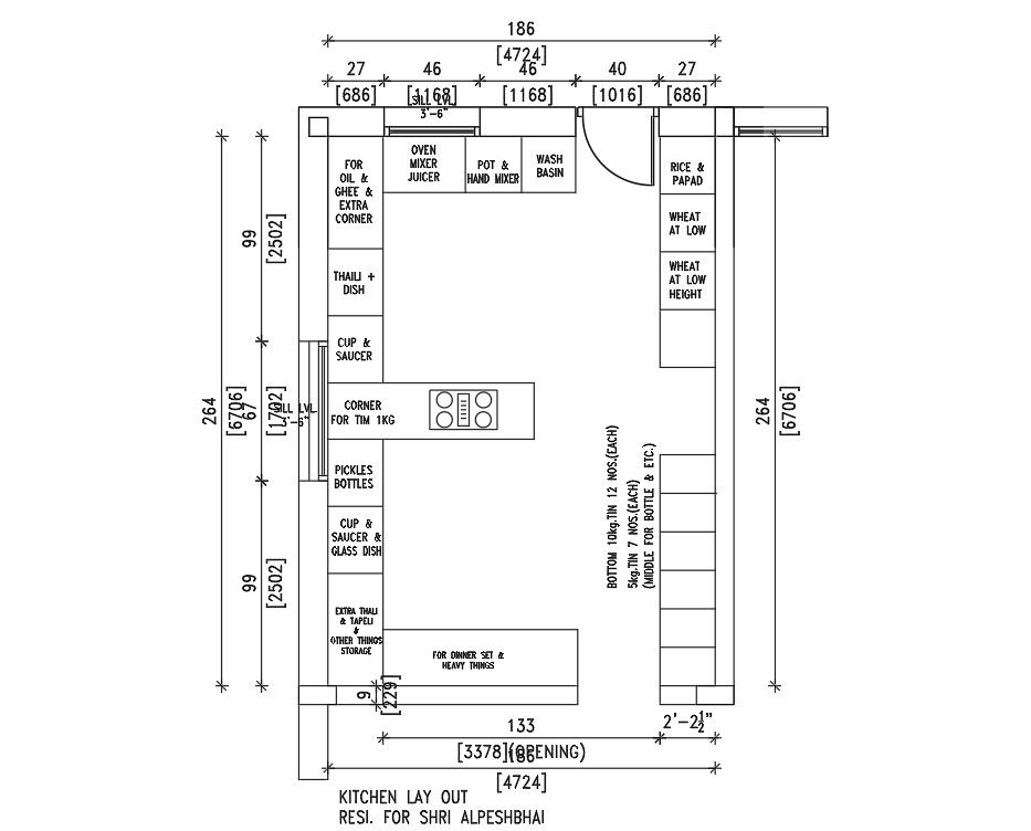 Residential Kitchen detail